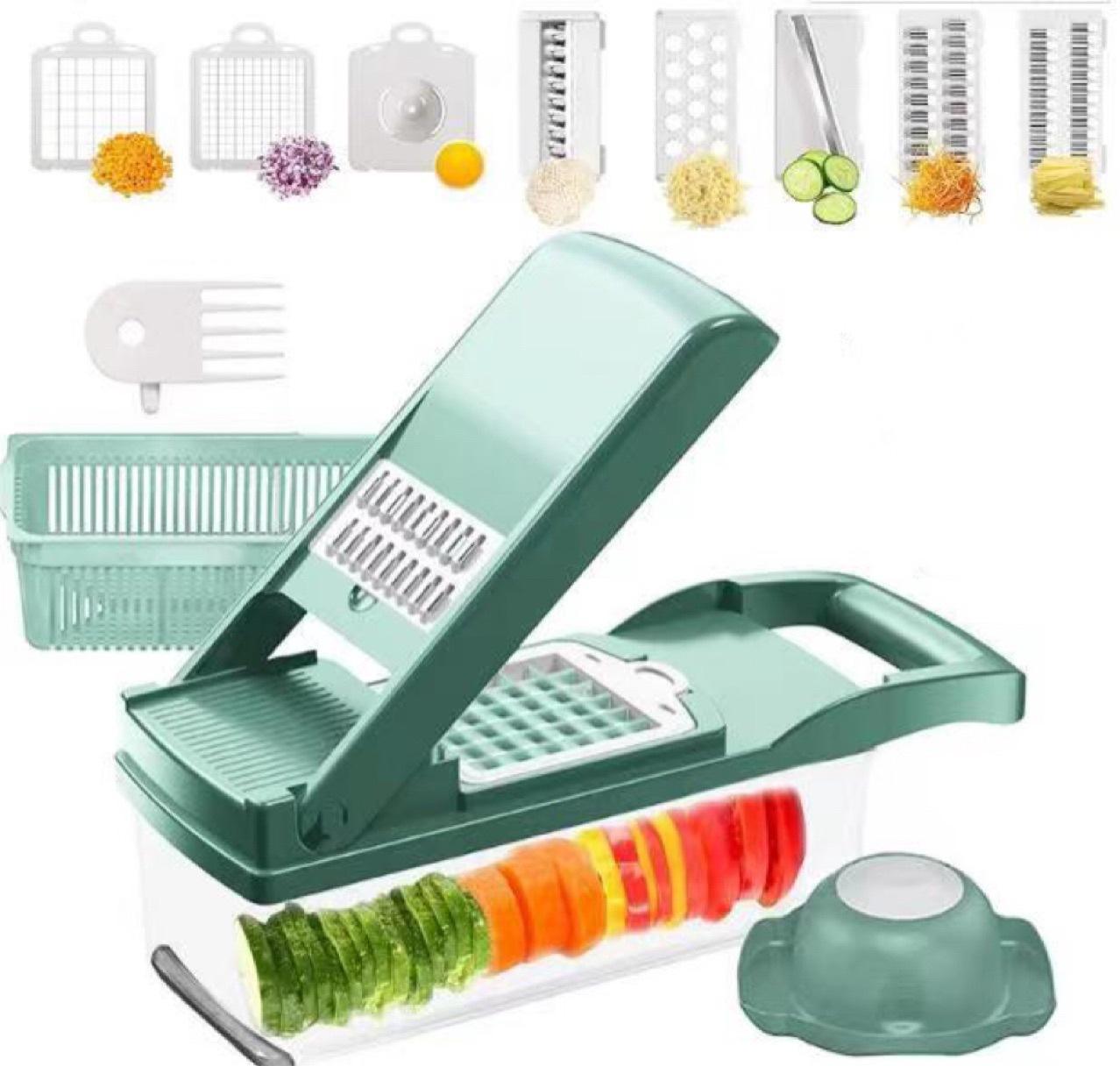 12-in-1 Ultimate Vegetable Chopper & Slicer