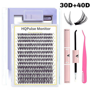 Premium Lash Clusters Kit 280 Lashes with seal & bound - 30D-40D-50D