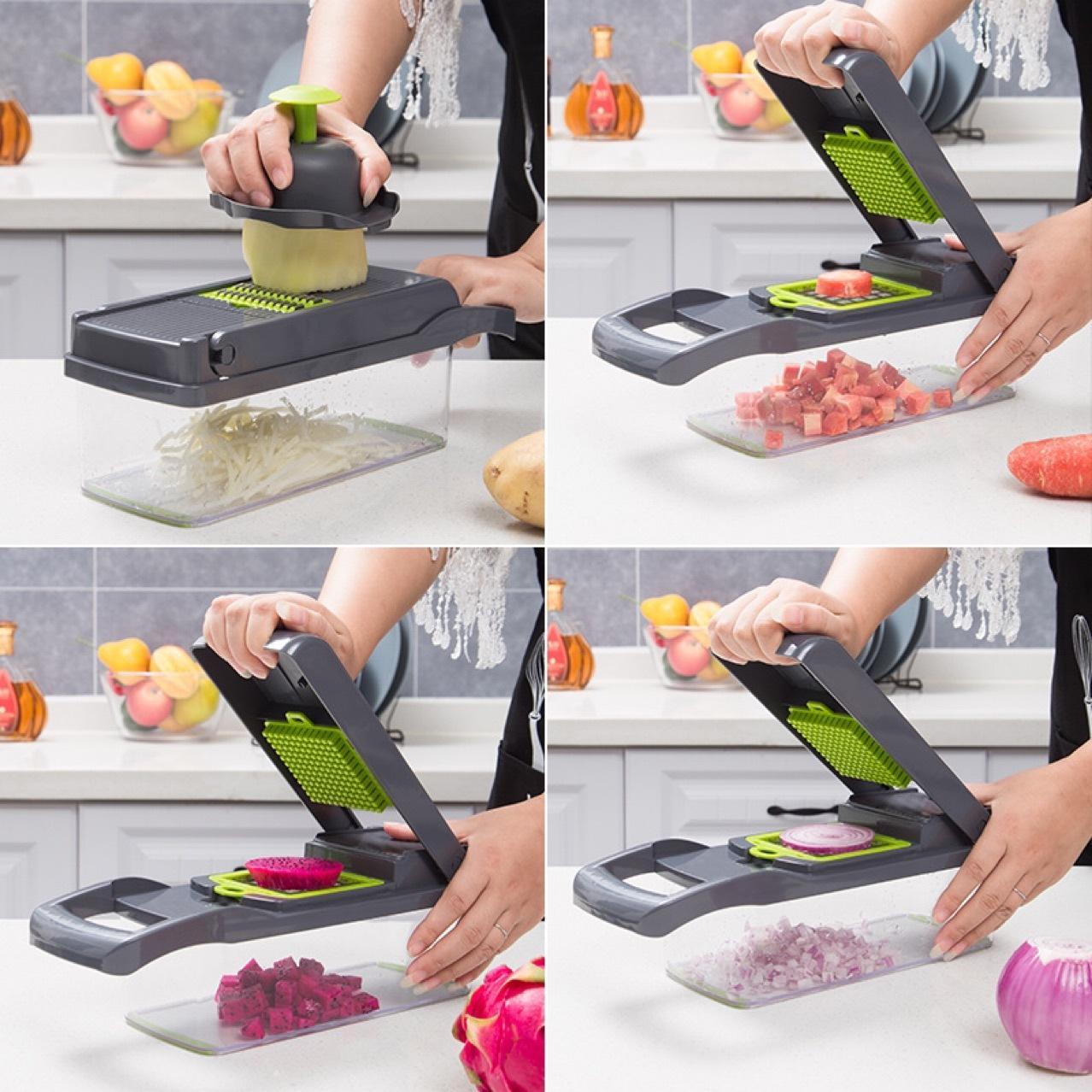 12-in-1 Ultimate Vegetable Chopper & Slicer