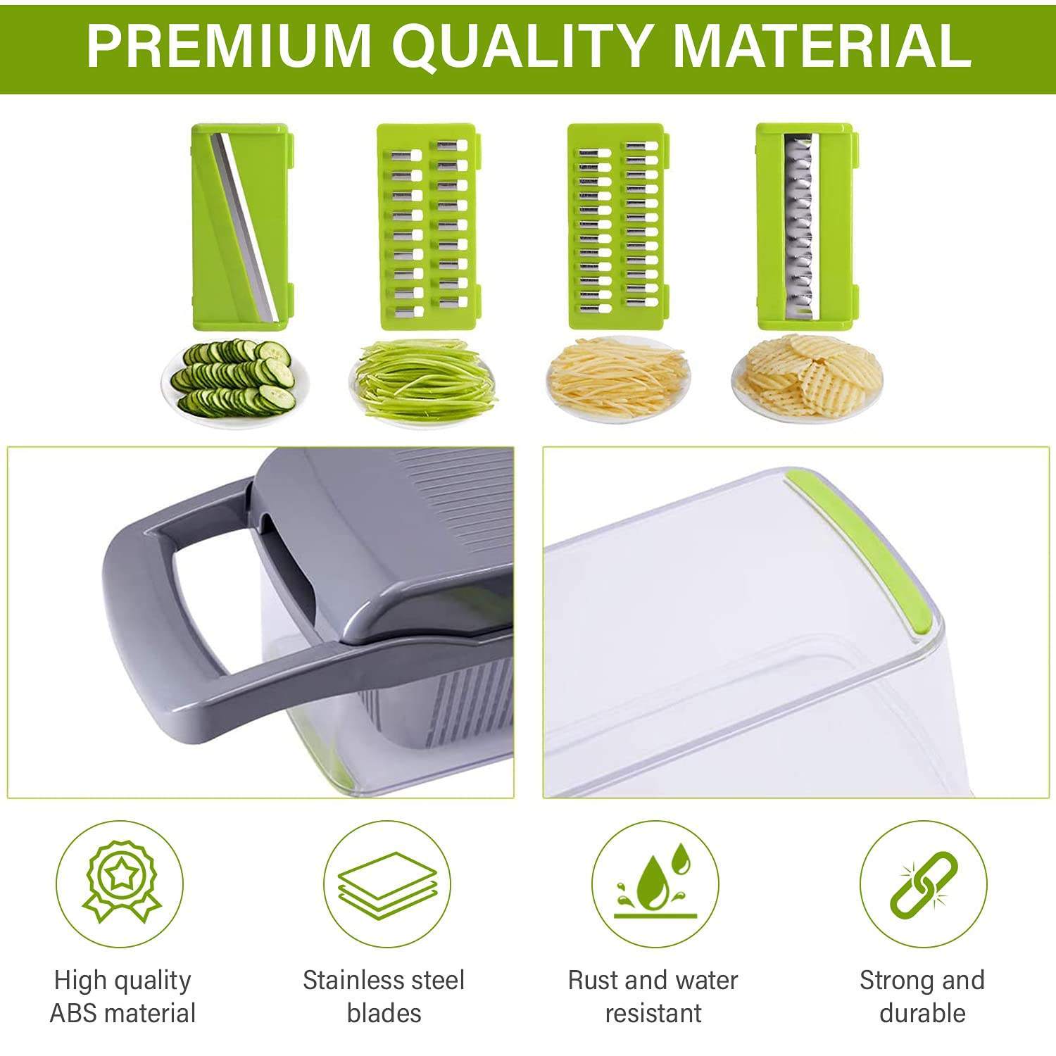 12-in-1 Ultimate Vegetable Chopper & Slicer